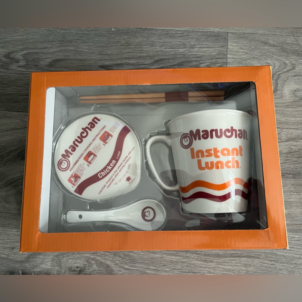 Maruchan ceramic ramen bowl set